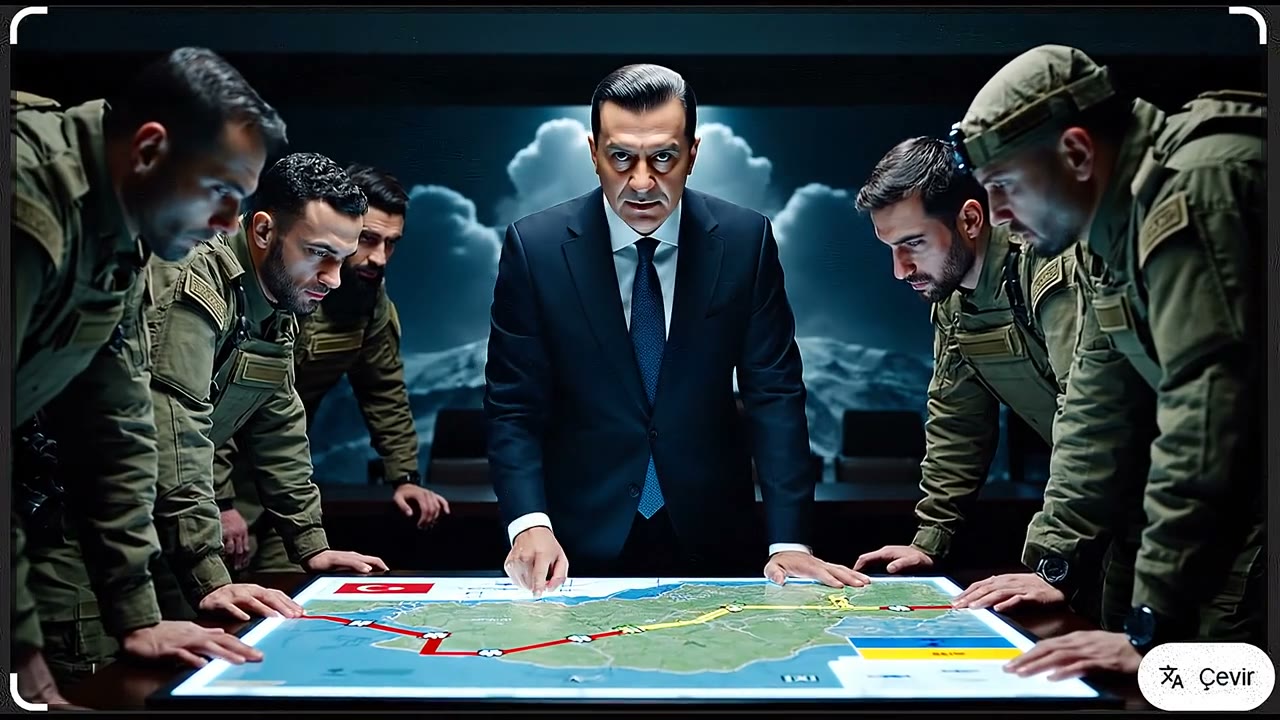 Harita Başında Strateji (Sinematik Kurgu)
