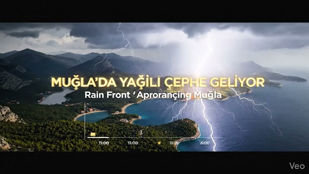 Muğla'da Yağışlı Cephe Geliyor