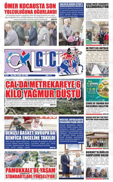Çal Gücü gazetesi ilk sayfası