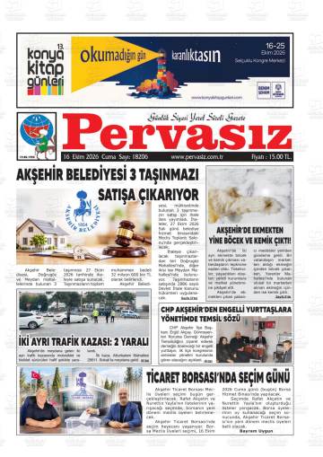 Pervasız gazetesi ilk sayfası