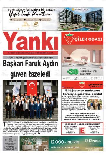 Yankı gazetesi ilk sayfası