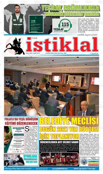İstiklal gazetesi ilk sayfası