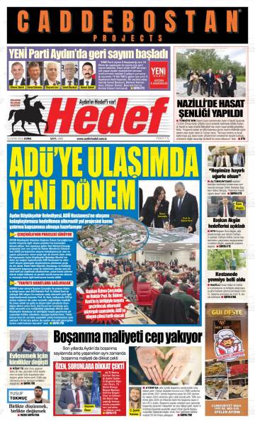 Hedef gazetesi ilk sayfası