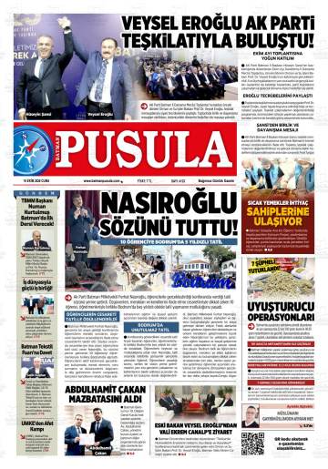 Batman Pusula gazetesi ilk sayfası