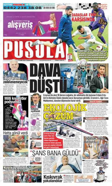 Pusula gazetesi ilk sayfası
