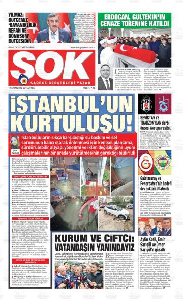 Şok gazetesi ilk sayfası