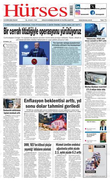 Hürses gazetesi ilk sayfası