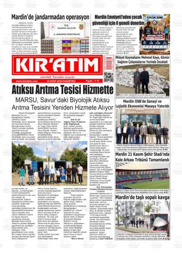 Kır'atım gazetesi ilk sayfası