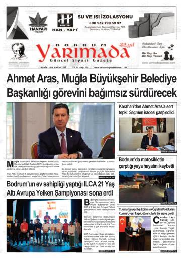 Yarımada gazetesi ilk sayfası