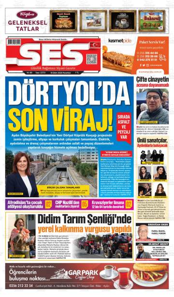 Ses gazetesi ilk sayfası