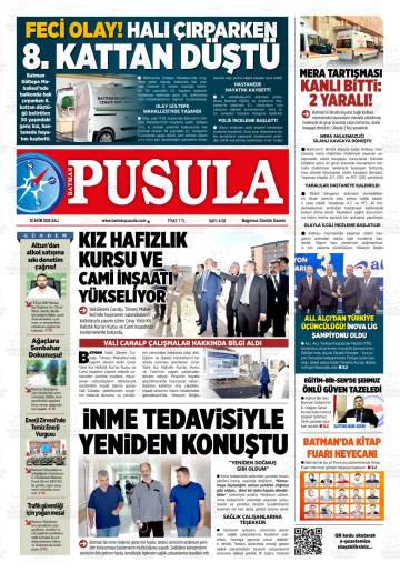 Batman Pusula gazetesi ilk sayfası