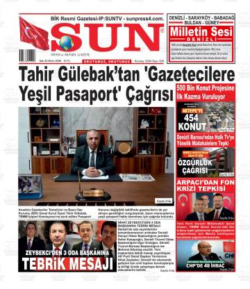Sun gazetesi ilk sayfası