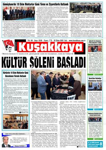 Kuşakkaya gazetesi ilk sayfası