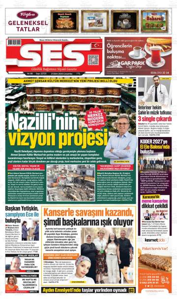 Ses gazetesi ilk sayfası