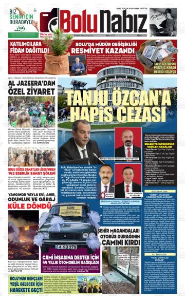 Bolu Nabız gazetesi ilk sayfası