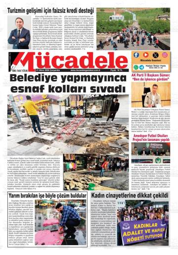 Mücadele gazetesi ilk sayfası