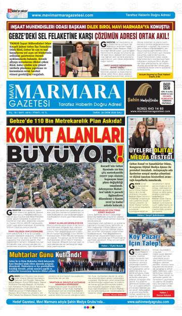 Mavi Marmara gazetesi ilk sayfası