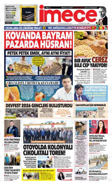 İmece gazetesi ilk sayfası