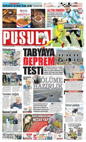 Pusula gazetesi ilk sayfası