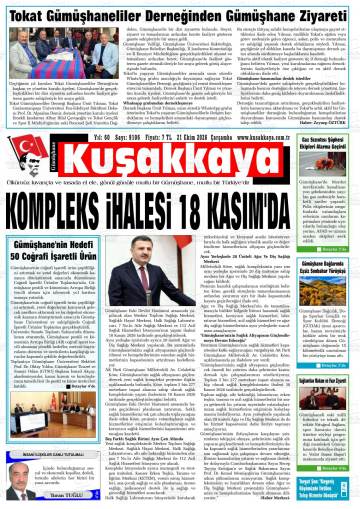 Kuşakkaya gazetesi ilk sayfası