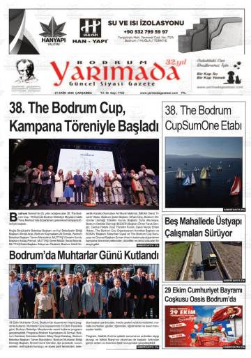 Yarımada gazetesi ilk sayfası