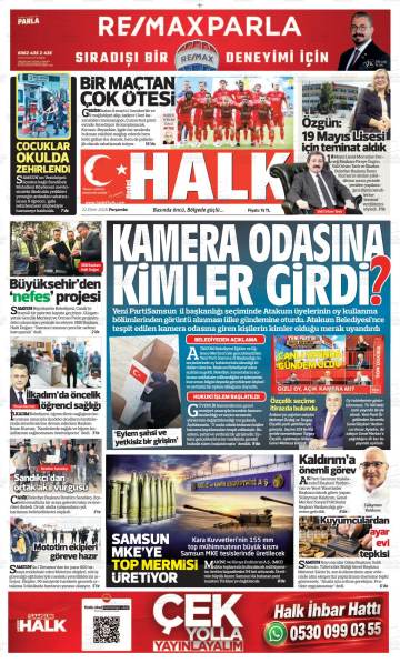 Hedef Halk gazetesi ilk sayfası