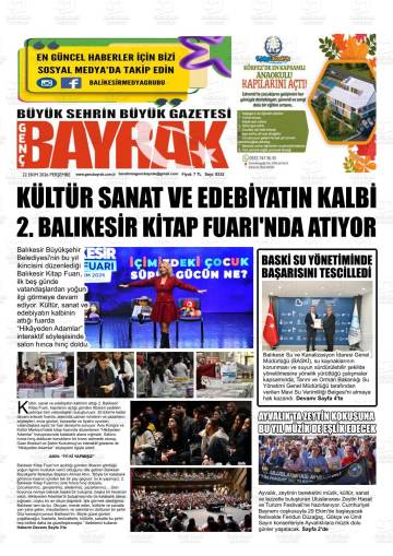 Genç Bayrak gazetesi ilk sayfası