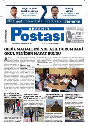 Akşehir Postası gazetesi ilk sayfası