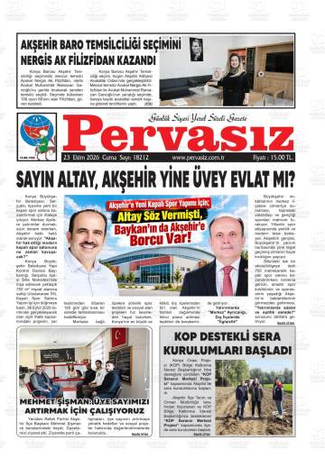 Pervasız gazetesi ilk sayfası