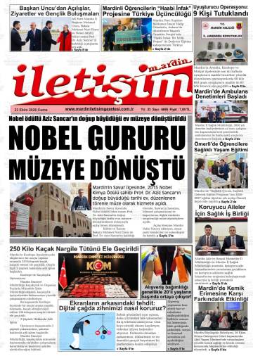 İletişim gazetesi ilk sayfası