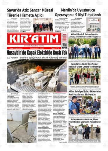 Kır'atım gazetesi ilk sayfası