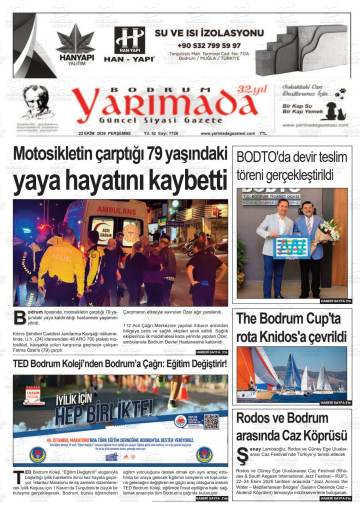 Yarımada gazetesi ilk sayfası