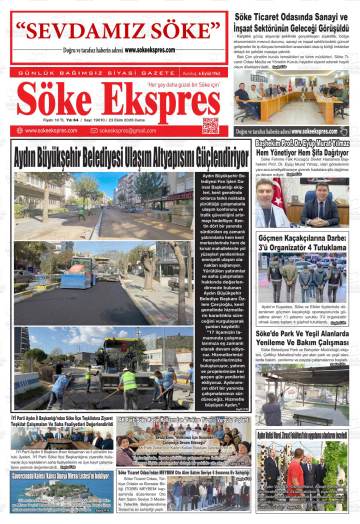 Söke Ekspres gazetesi ilk sayfası