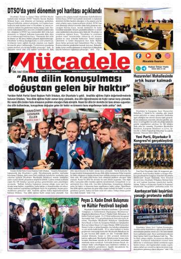 Mücadele gazetesi ilk sayfası