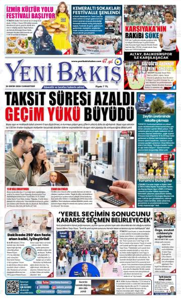 Yeni Bakış gazetesi ilk sayfası