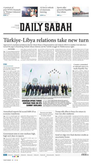 Daıly Sabah gazetesi manşeti