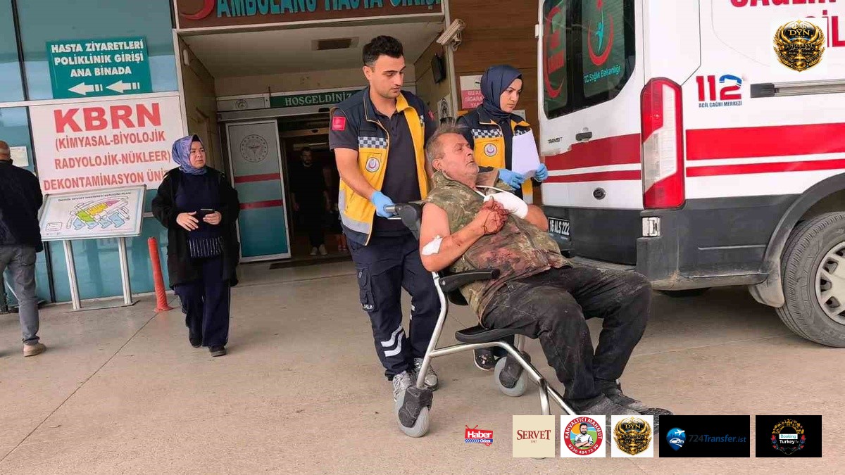 Bursa İnegöl'de odun keserken testereye elini kaptıran 61 yaşındaki adam yaralandı
