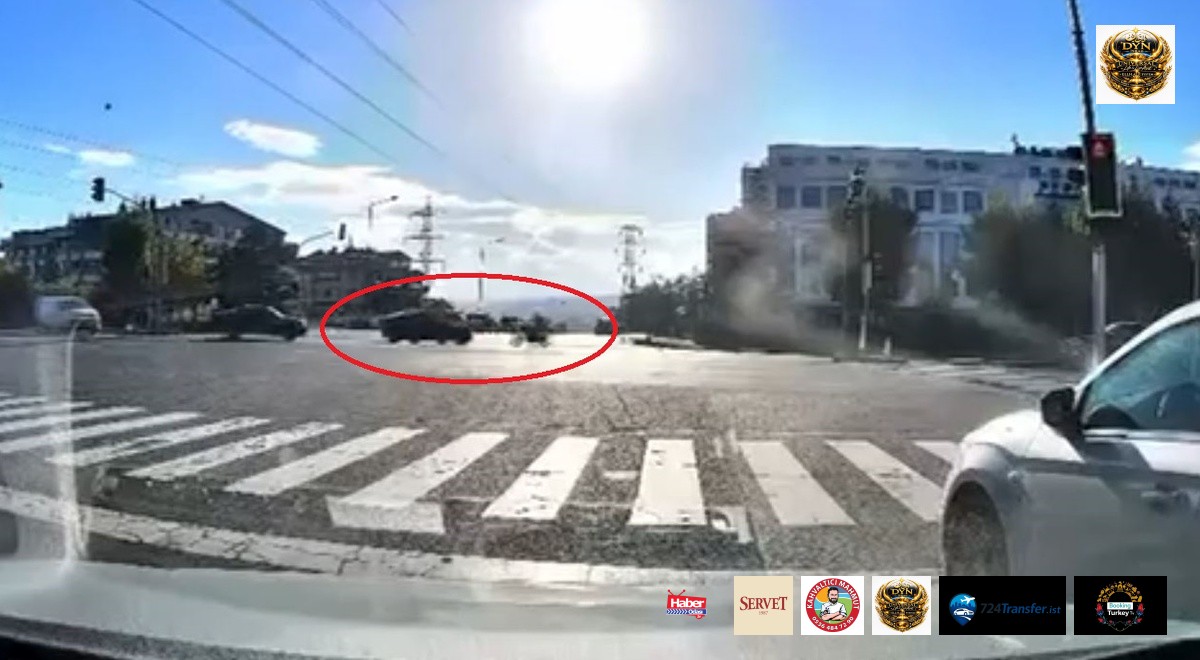 Ankara'da motosiklet sürücüsünün öldüğü kazanın kamera görüntüleri ortaya çıktı