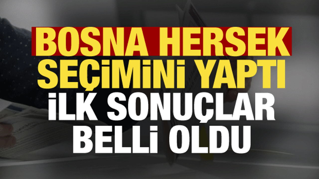 Bosna Hersek'te seçim sonuçları belli oldu