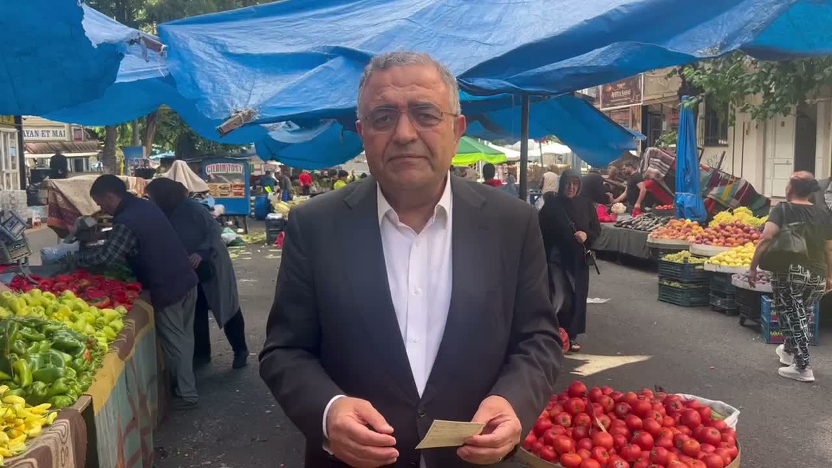 Tanrıkulu, Diyarbakır pazarında enflasyonun düşmediğini, pazarın boş olduğunu savundu