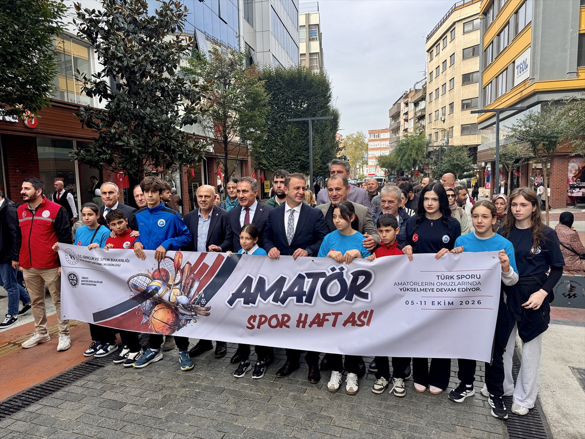 Trabzon'da Amatör Spor Haftası törenle başladı