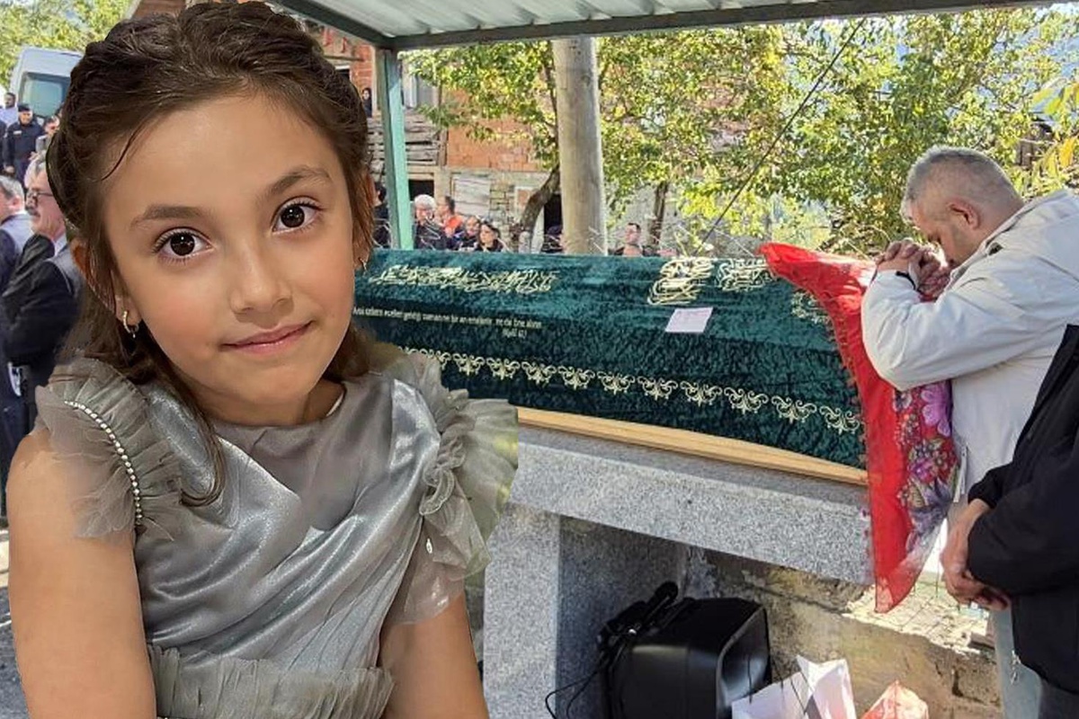 Okuldaki saldırının ardından acı veda! Eslem Sare son yolculuğuna uğurlandı
