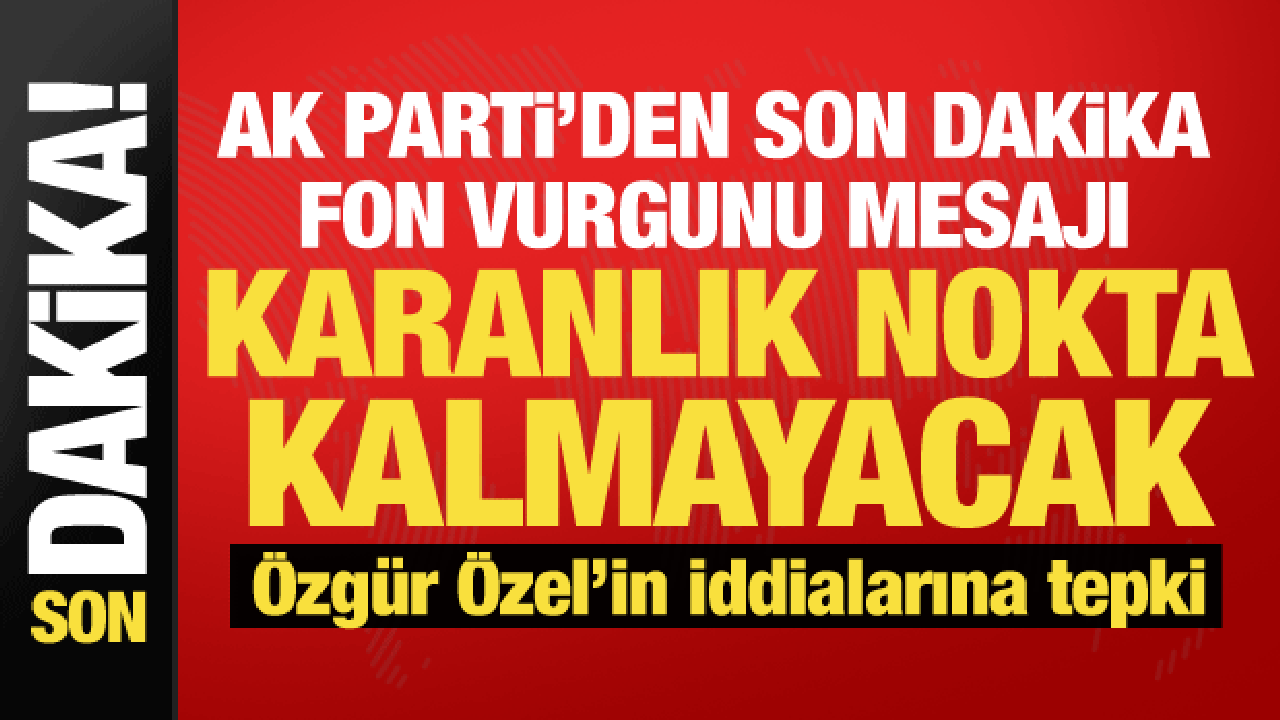 AK Parti Sözcüsü Çelik'ten fon soruşturmasına ilişkin açıklama: Karanlık nokta kalmayacak!