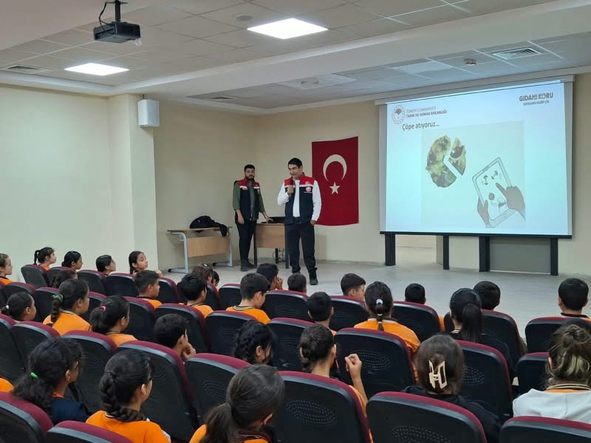 Hatay'da 15 ilçede öğrencilere gıda israfını önleme eğitimi düzenlendi