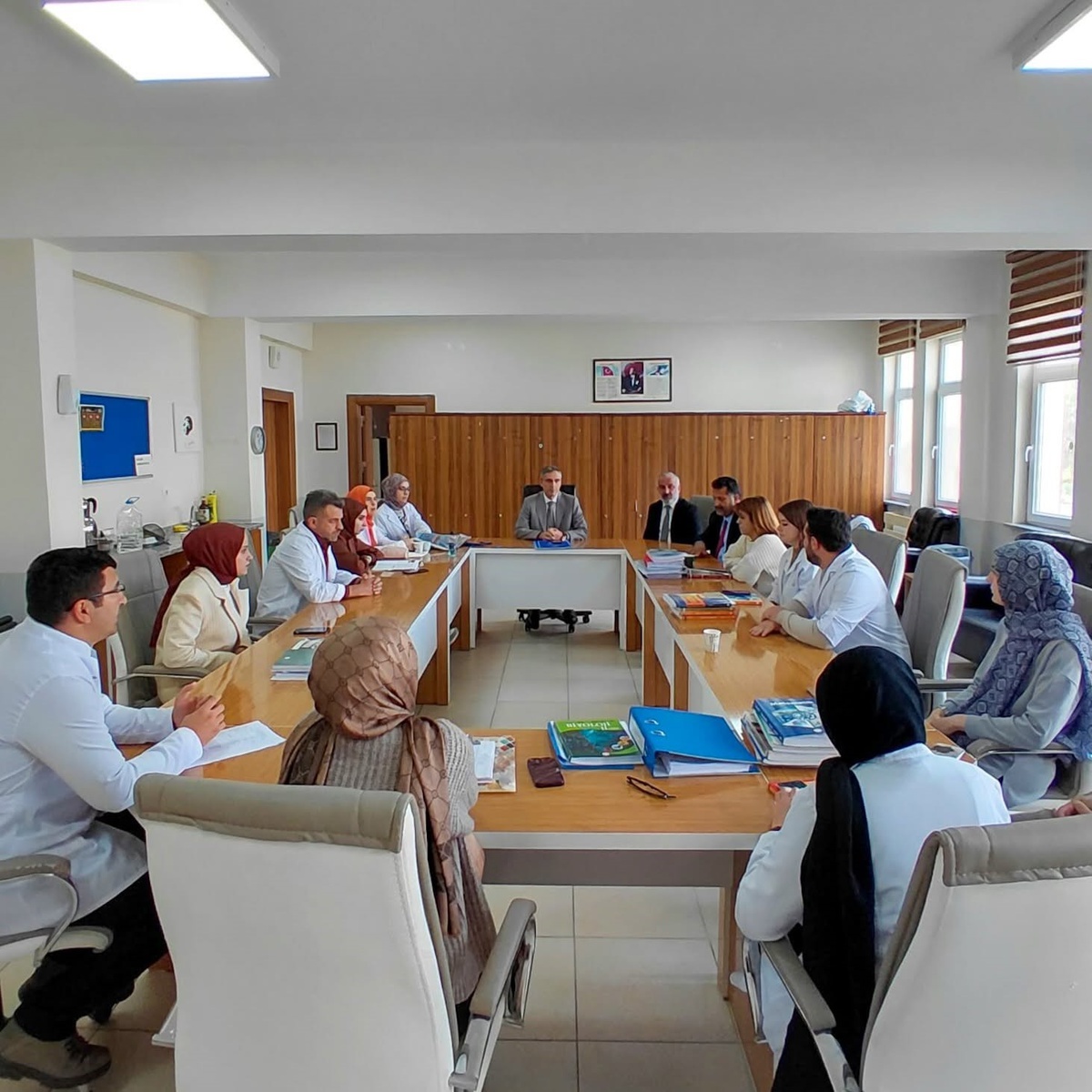 Bayburt İl Milli Eğitim Müdürü, Çoruh Kız Lisesi'nin yeni binasında inceleme yaptı