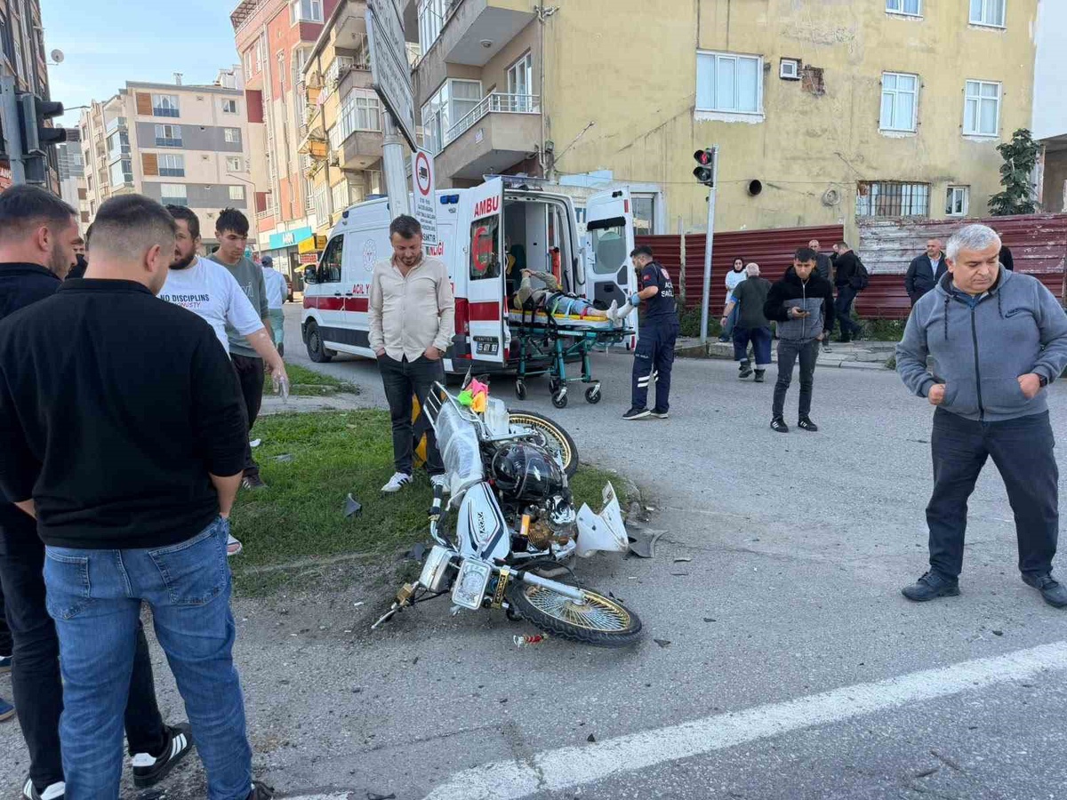 Samsun Çarşamba'da kırmızı ışık ihlali yapan sürücüye 5 bin TL ceza kesildi