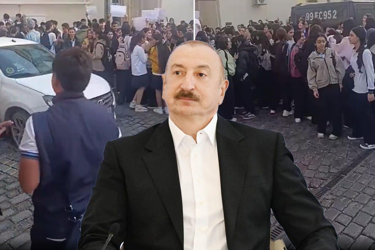 Azerbaycan'ı karıştıran başörtüsü yasağı! Öğrenciler sessiz kalmadı