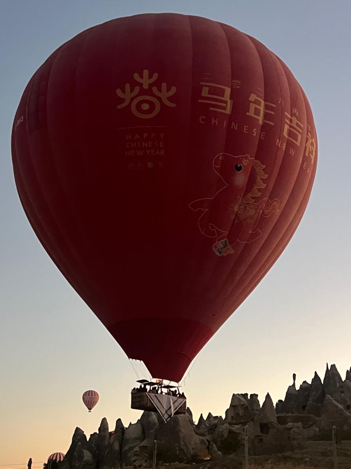 Nevşehir Kapadokya'da balonlar, İHH etkinliğiyle Gazze için gökyüzüne yükseldi