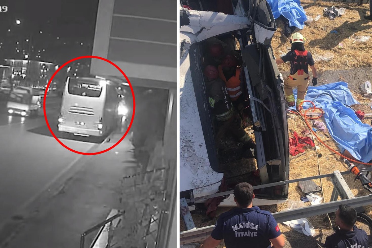 11 kişinin öldüğü kazada 2 şoför gözaltına alındı! Otobüsün son görüntüleri kamerada