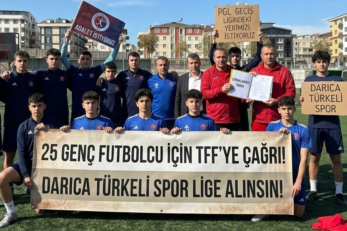 Darıca Türkeli Spor’dan TFF’ye tepki: 25 futbolcunun geleceği tehlikede